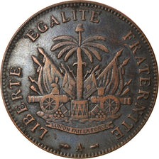 Moneta, Haiti, 2 Centimes, 1886, BB, Bronzo, KM:49