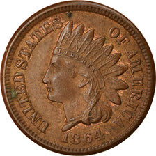 Coin, United States, Indian Head Cent, Cent, 1864, U.S. Mint, Philadelphia