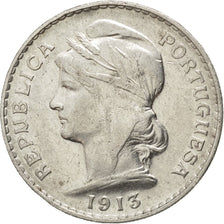 PORTUGAL, 50 Centavos, 1913, KM #561, EF(40-45), Silver, 12.35