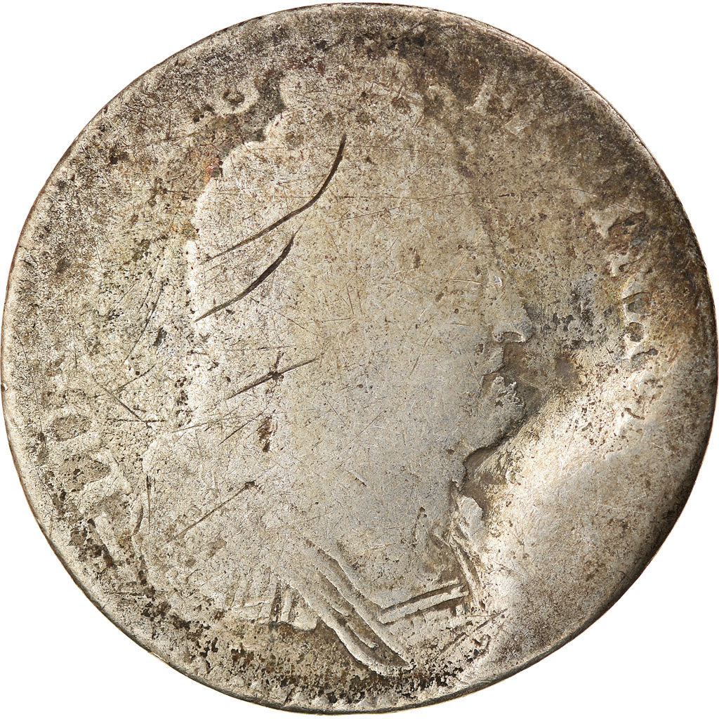 Moneta, Francia, Louis XIV, 1/10 Écu aux 3 couronnes, 1/10 Ecu, 1715, Lille, B