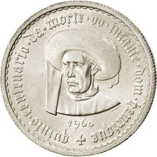 PORTUGAL, 5 Escudos, 1960, Lisbon, KM #587, MS(63), Silver, 25, 6.97