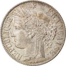 Coin, France, Cérès, Franc, 1888, Paris, AU(55-58), Silver, KM:822.1