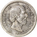 Munten, Nederland, William III, 5 Cents, 1850, ZF, Zilver, KM:91