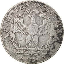 Coin, SWISS CANTONS, GENEVA, 15 Sols, 1794, Bern, EF(40-45), Silver, KM:97