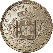 Coin, Portugal, Carlos I, 50 Reis, 1900, MS(60-62), Copper-nickel, KM:545