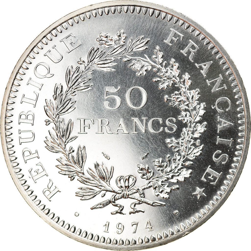 Monnaie, France, Hercule, 50 Francs, 1974, Paris, FDC, Argent, Gadoury:882