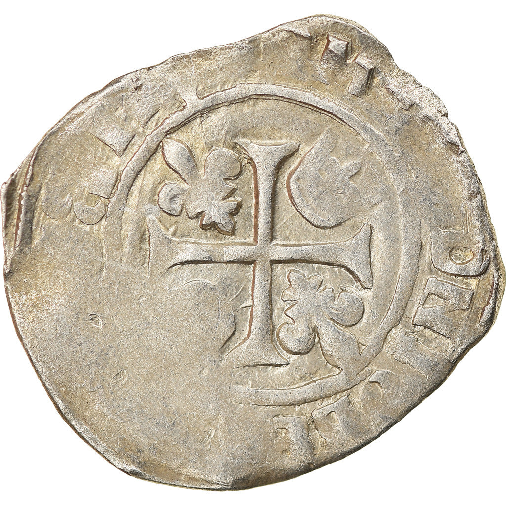 Coin, France, Charles VIII, Hardi, Bordeaux, VF(30-35), Billon, Duplessy:598