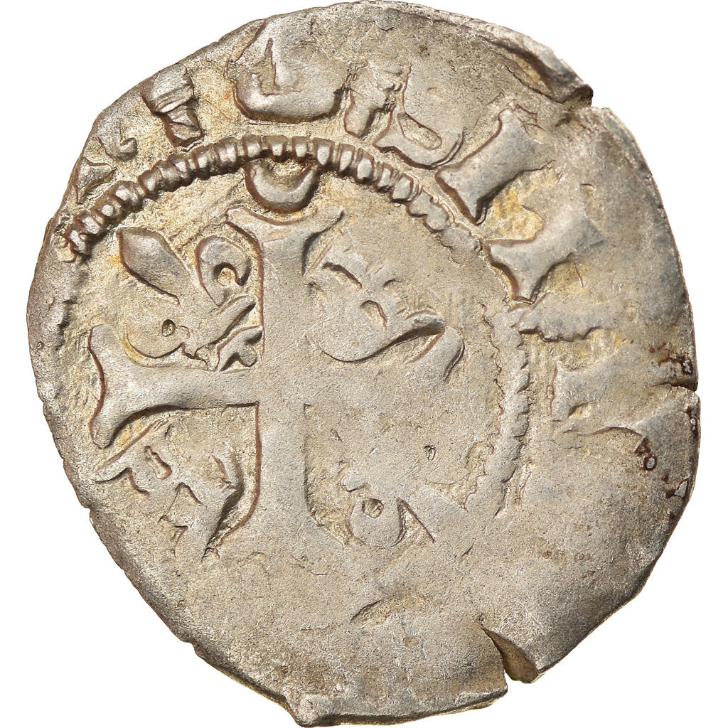 Coin, France, Charles VIII, Hardi, Bordeaux, VF(30-35), Billon, Duplessy:598