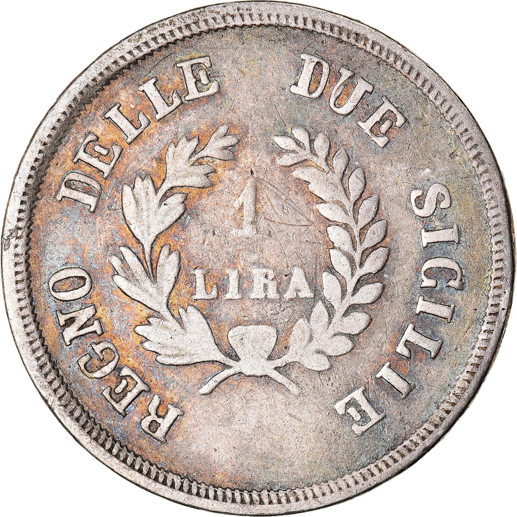 Coin, ITALIAN STATES, NAPLES, Joachim Murat, Lira, 1813, VF(20-25), Silver