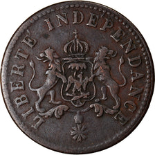 Moneta, Haiti, 2 Centimes, 1850, VF(30-35), Miedź, KM:36