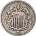 Monnaie, États-Unis, Shield Nickel, 5 Cents, 1867, U.S. Mint, Philadelphie