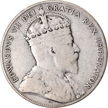 Coin, NEWFOUNDLAND, 50 Cents, 1904, Ottawa, VF(20-25), Silver, KM:11