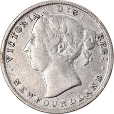Coin, NEWFOUNDLAND, 20 Cents, 1900, Royal Canadian Mint, VF(20-25), Silver, KM:4