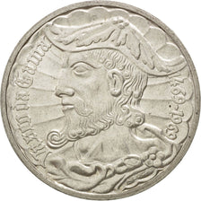 PORTUGAL, 50 Escudos, 1969, KM #598, AU(55-58), Silver, 18.04