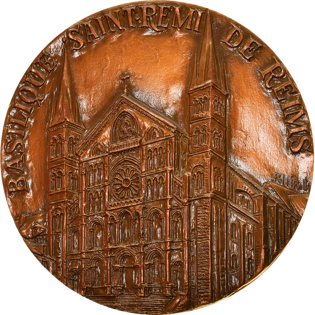 France, Médaille, Basilique Saint-Rémi de Reims, Arts & Culture, 1981