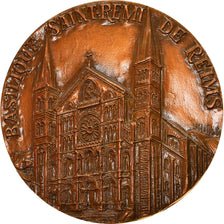 France, Médaille, Basilique Saint-Rémi de Reims, Arts & Culture, 1981