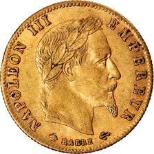 Moneda, Francia, Napoleon III, Napoléon III, 5 Francs, 1866, Paris, MBC, Oro