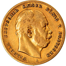 Monnaie, Etats allemands, PRUSSIA, Wilhelm I, 10 Mark, 1872, Berlin, TTB, Or