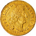 Monnaie, France, Louis XIV, Louis d'or aux 4 L, Louis d'Or, 1693, Lyon, TTB, Or