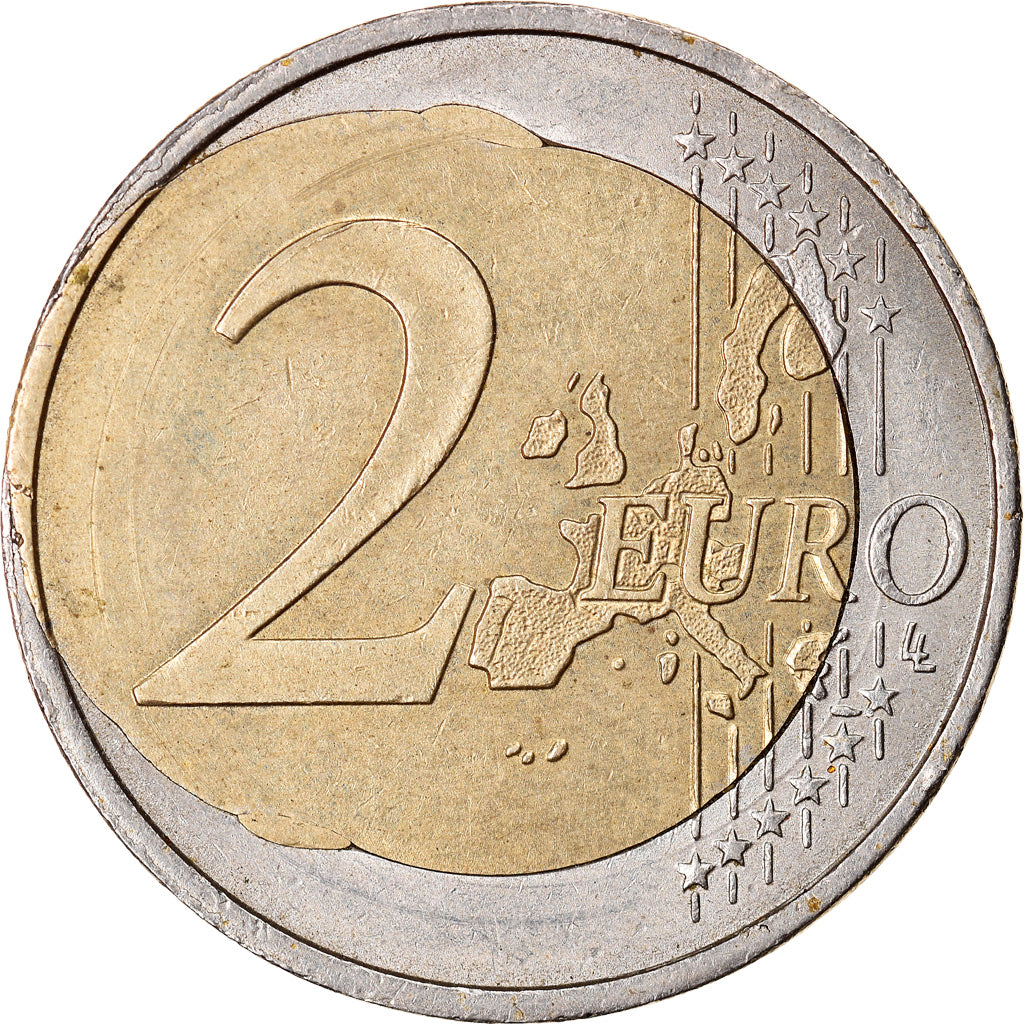 Germany, 2 Euro, 2006, Hamburg, Fautée - Coeur déformé, EF(40-45)