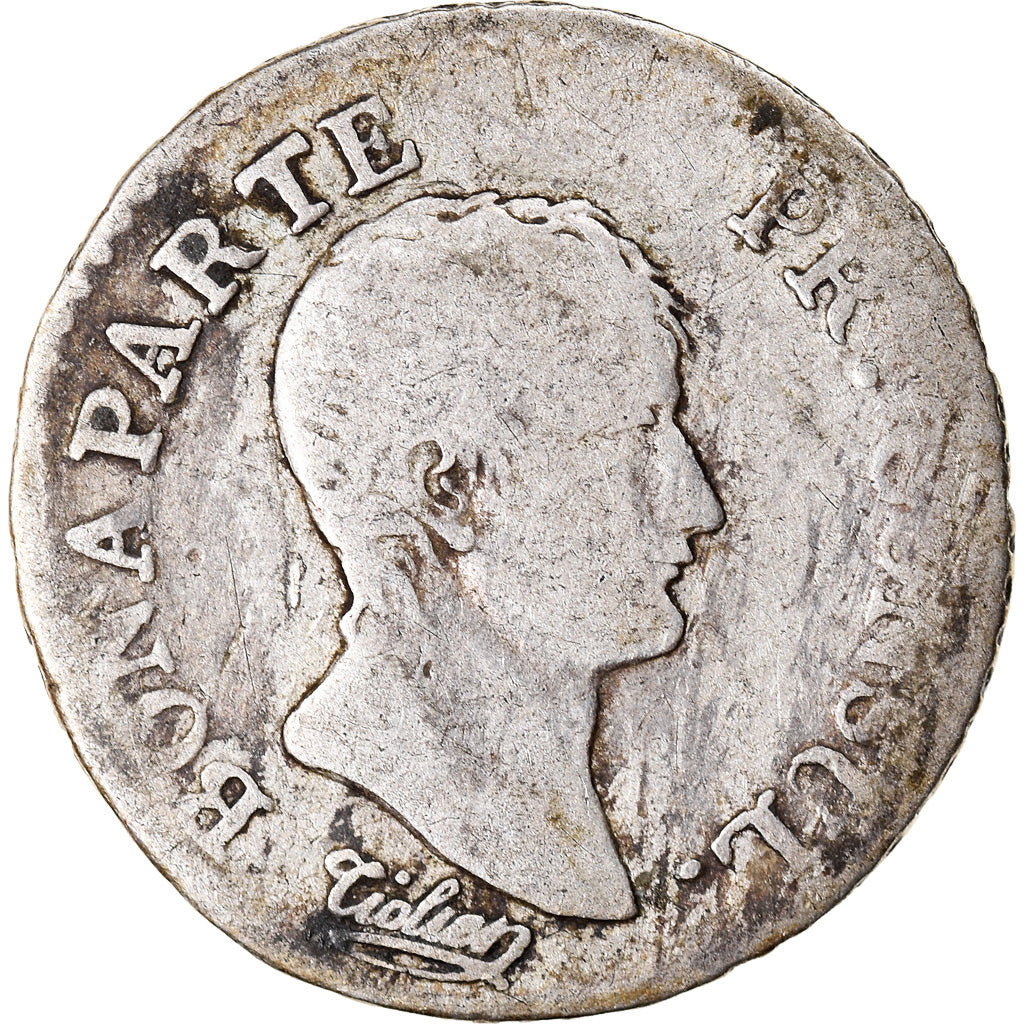 Moneda, Francia, Napoléon I, 1/4 Franc, An 12 (1804), Toulouse, BC, Plata