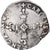 Moneda, Francia, Charles X, 1/8 d'écu à la croix de face, 1590, Paris, BC+