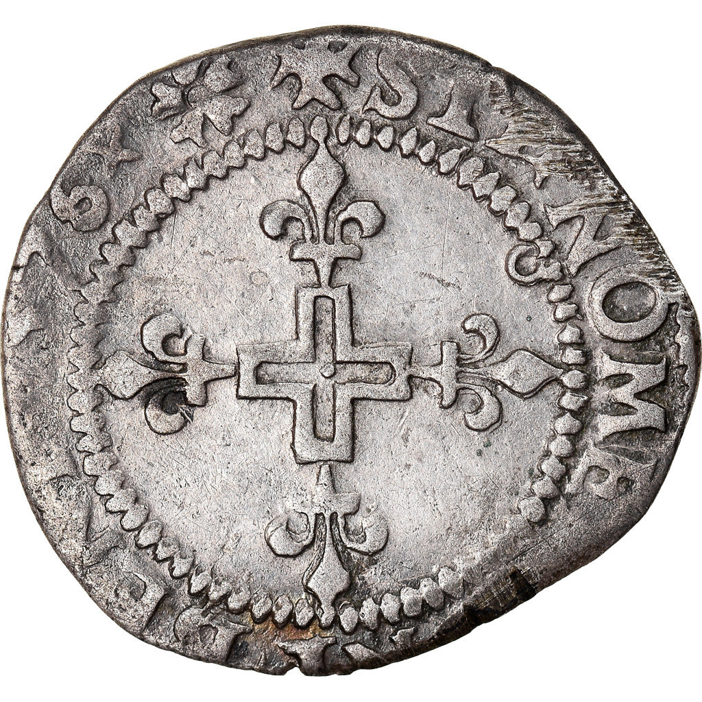 Coin, France, Henri III, Double Sol Parisis, 1576, Montpellier, EF(40-45)