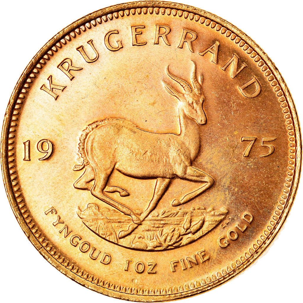 Moneda, Sudáfrica, Krugerrand, 1975, SC+, Oro, KM:73