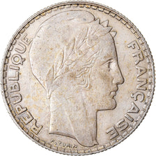 Coin, France, Turin, 10 Francs, 1937, Paris, EF(40-45), Silver, KM:878