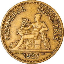 Coin, France, Chambre de commerce, 2 Francs, 1927, Paris, VF(20-25)