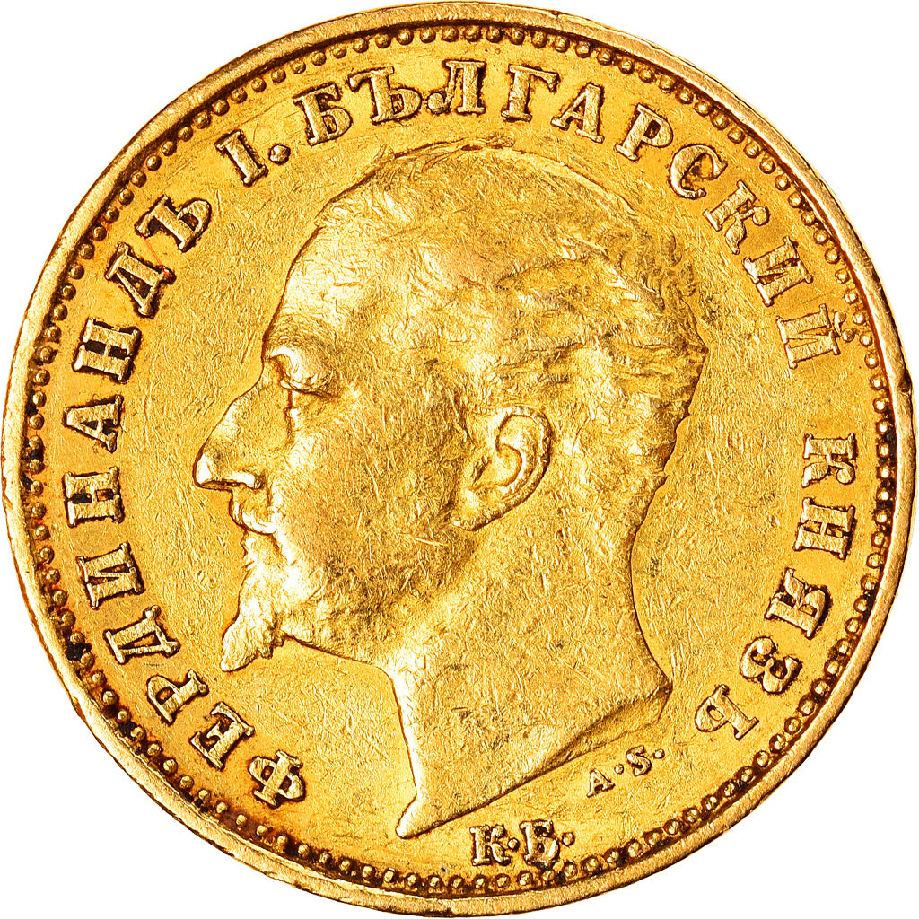 Coin, Bulgaria, Ferdinand I, 20 Leva, 1894, Kormoczbanya, Hungary, EF(40-45)