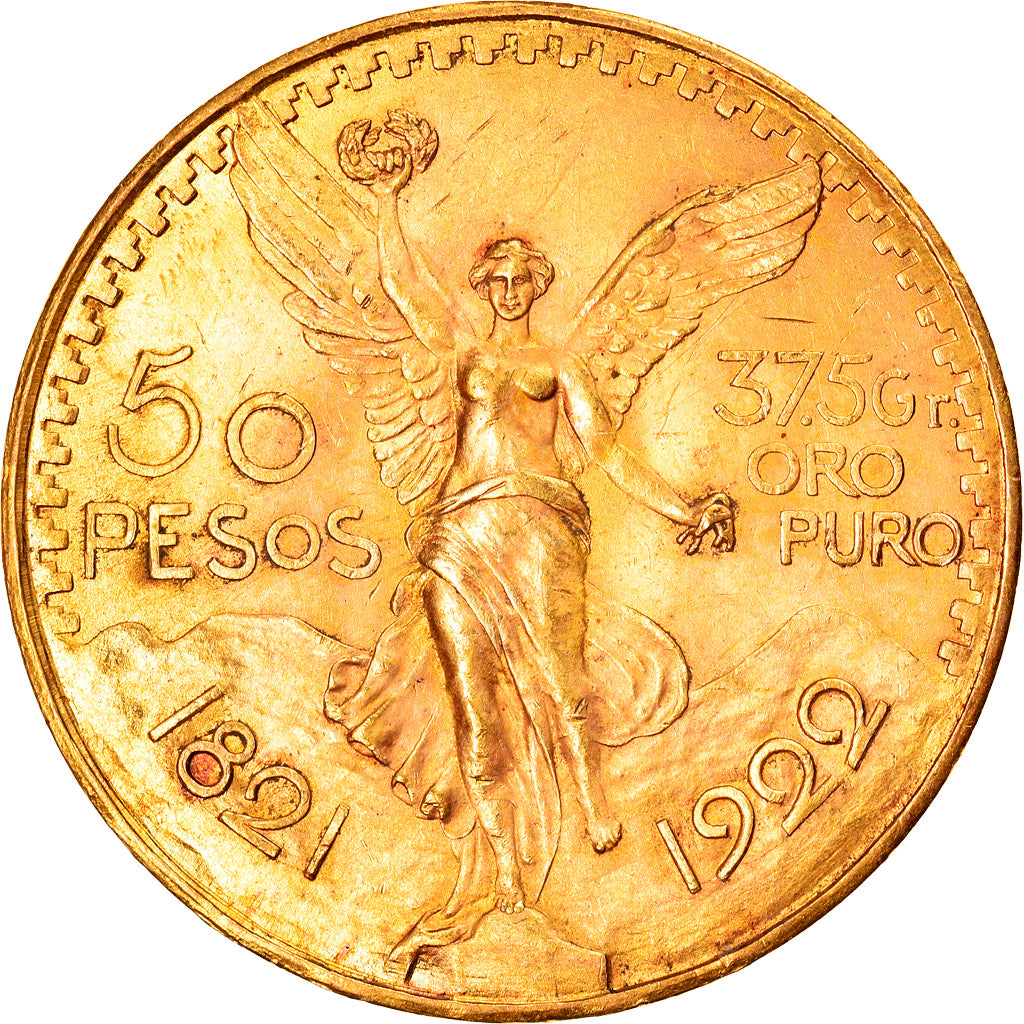 Monnaie, Mexique, 50 Pesos, 1922, Mexico City, SUP, Or, KM:481