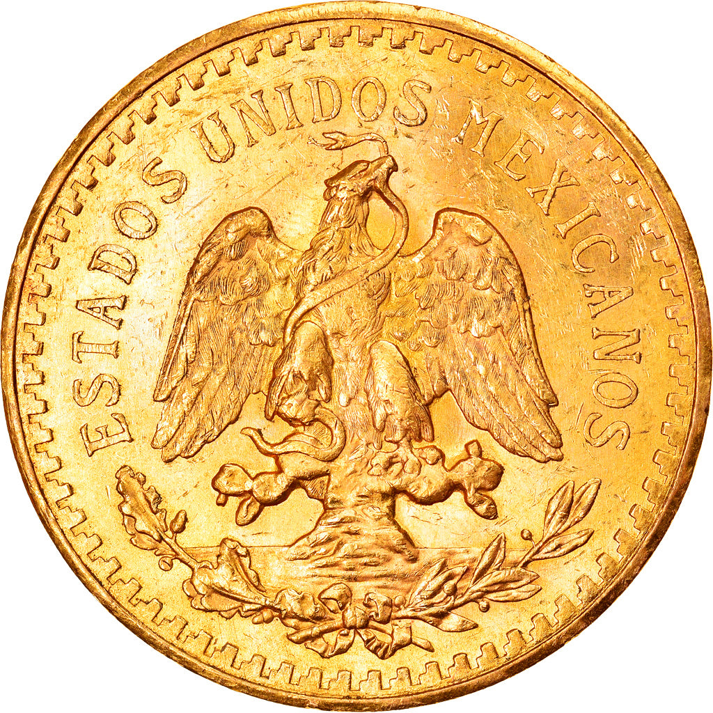 Moneda, México, 50 Pesos, 1930, Mexico City, EBC, Oro, KM:481