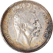 Coin, Serbia, Peter I, 50 Para, 1915, Gorham Mfg. Co., EF(40-45), Silver