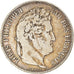 Moneta, Francia, Louis-Philippe, 5 Francs, 1833, Nantes, MB, Argento, KM:749.12