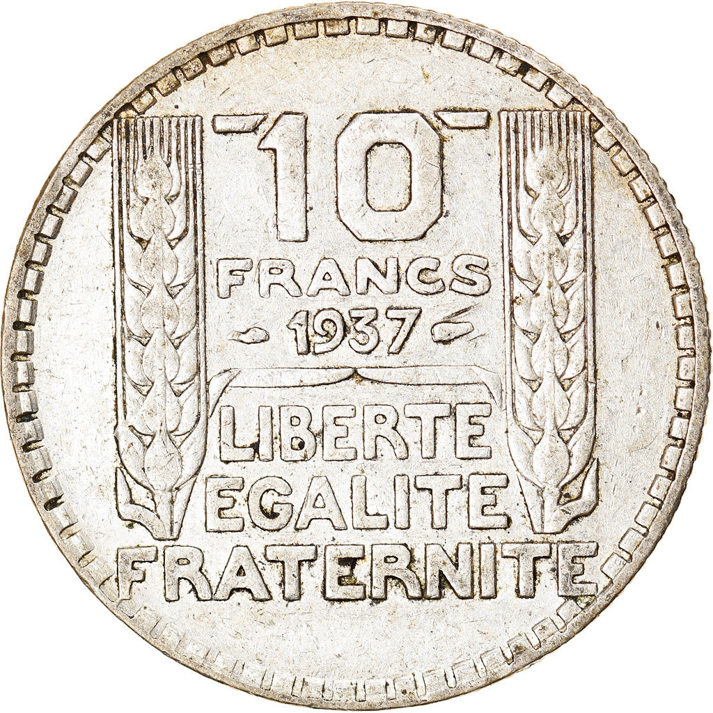 Monnaie, France, Turin, 10 Francs, 1937, Paris, TTB, Argent, Gadoury:801, KM:878