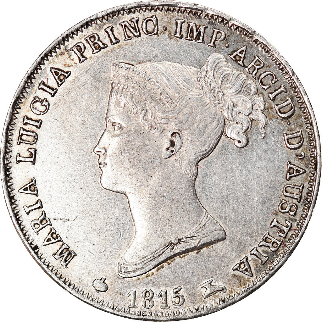 Moneda, Estados italianos, PARMA, Maria Luigia, Lira, 1815, Milan, EBC, Plata