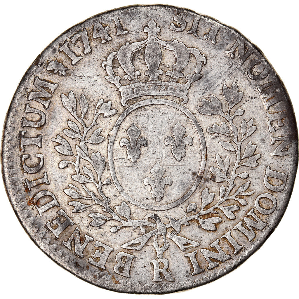 Münze, Frankreich, Louis XV, 1/2 Écu au bandeau, 1/2 ECU, 44 Sols, 1741
