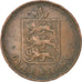 Münze, Guernsey, 4 Doubles, 1830, S, Kupfer, KM:2