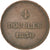 Moneda, Guernsey, 4 Doubles, 1830, BC+, Cobre, KM:2