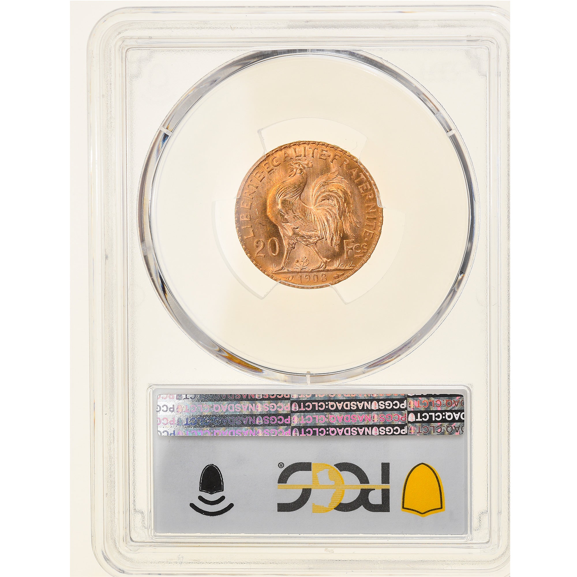 Monnaie, France, Marianne, 20 Francs, 1908, Paris, PCGS, MS66, FDC, Or