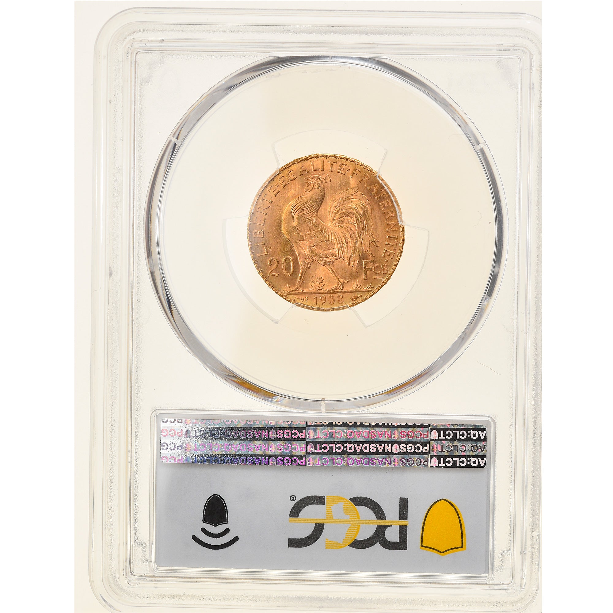 Monnaie, France, Marianne, 20 Francs, 1908, Paris, PCGS, MS66+, FDC, Or