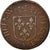 Moeda, França, CHÂTEAU-REGNAULT, François de Bourbon, Liard, 1613, VF(30-35)