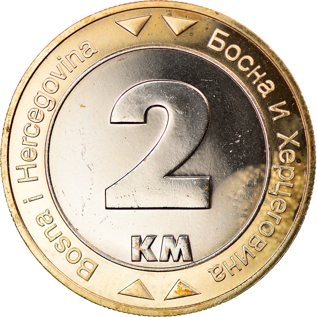 Moneta, Bosnia - Erzegovina, 2 Konvertible Marka, 2000, British Royal Mint, FDC