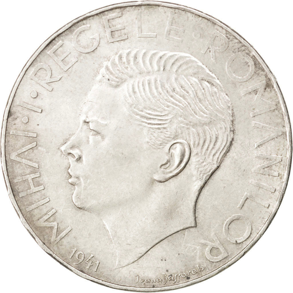 Coin, Romania, Mihai I, 500 Lei, 1941, AU(55-58), Silver, KM:60
