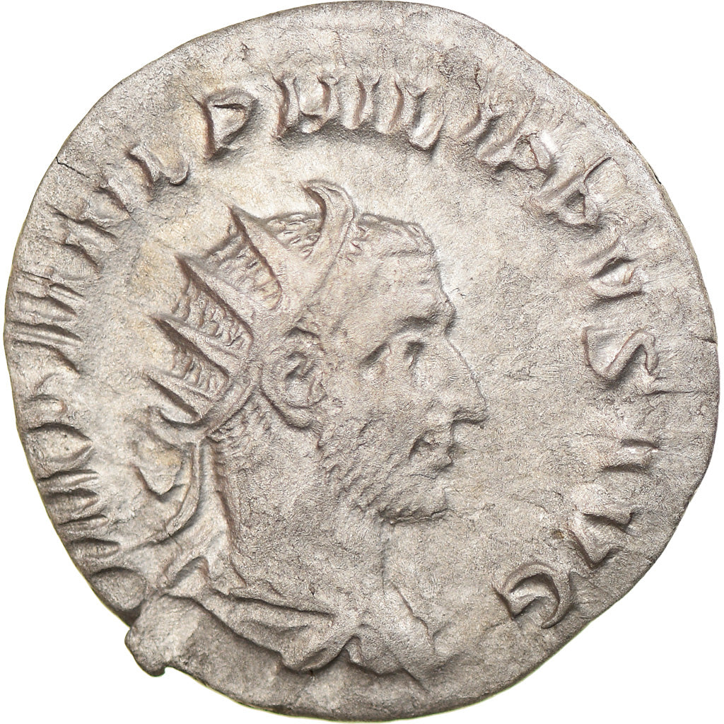 Coin, Philip I, Antoninianus, 247, Roma, AU(55-58), Billon, RIC:45