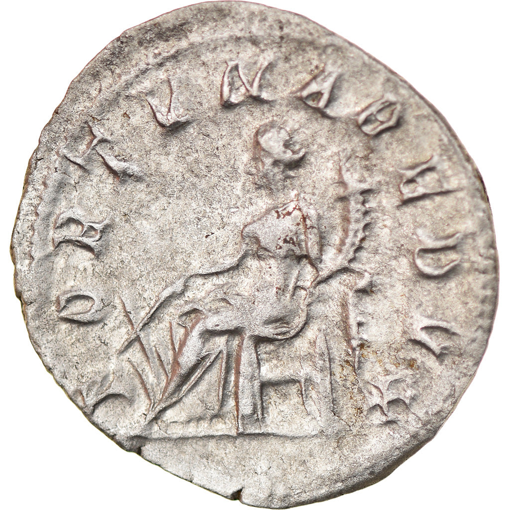 Coin, Gordian III, Antoninianus, 244, Roma, AU(50-53), Billon, RIC:144