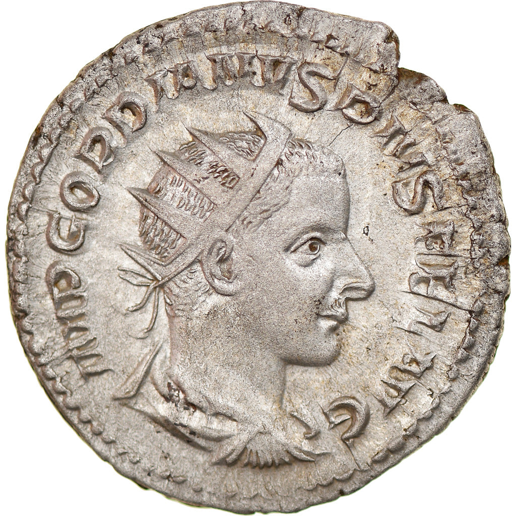 Coin, Gordian III, Antoninianus, 240-243, Roma, AU(50-53), Billon, RIC:95