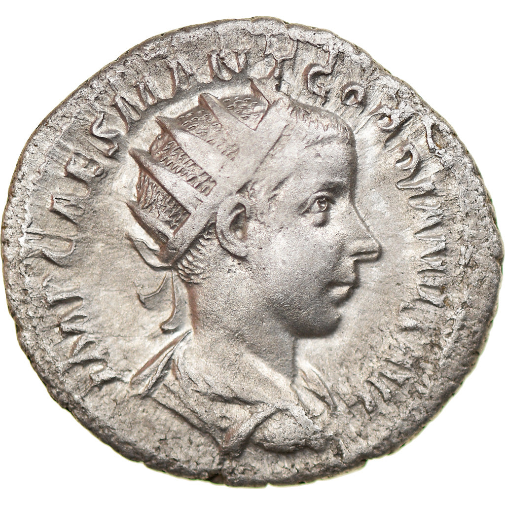 Coin, Gordian III, Antoninianus, 239, Roma, AU(50-53), Billon, RIC:35
