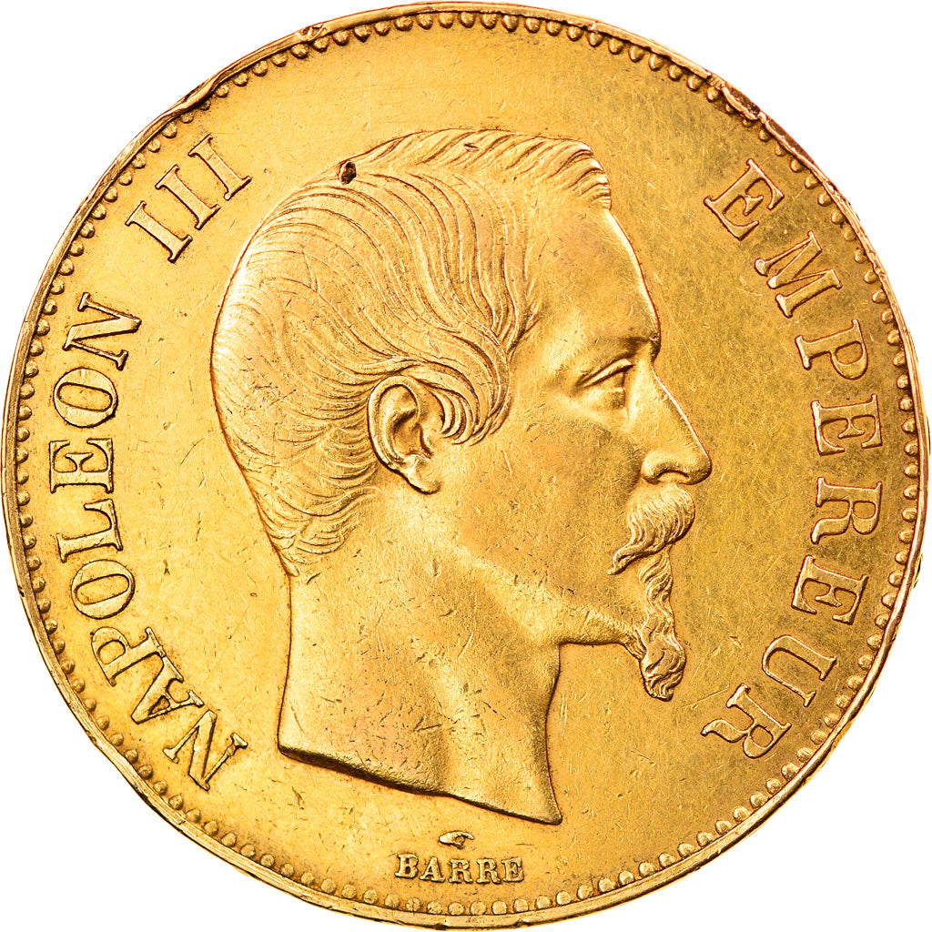 Moeda, França, Napoleon III, Napoléon III, 100 Francs, 1858, Paris, AU(50-53)